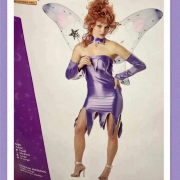 CALIFORNIA COSTUMES BRAND "TWILIGHT FAIRY!" WOMENS FAIRY COSTUME SIZE LARGE NEW! - Picture 2 of 12